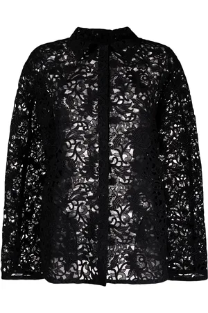 VALENTINO GARAVANI Sobrecamisa de encaje floral
