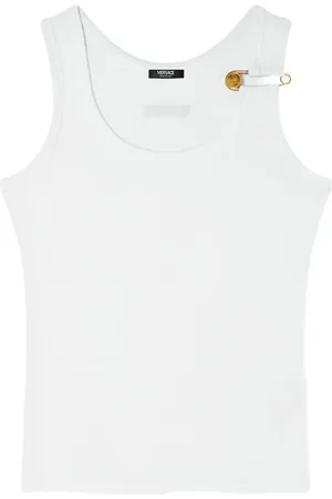 VERSACE Top sin mangas Safety Pin