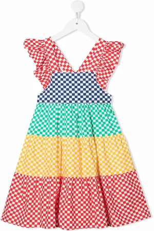 Stella McCartney Vestido con diseño colour block