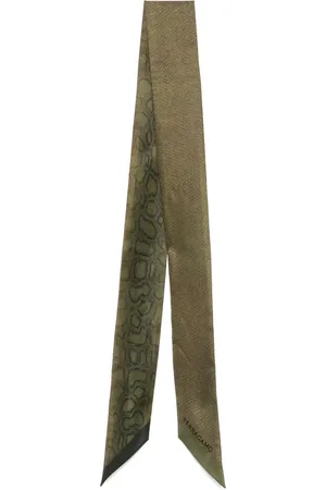 Salvatore Ferragamo Pañuelo con estampado de serpiente