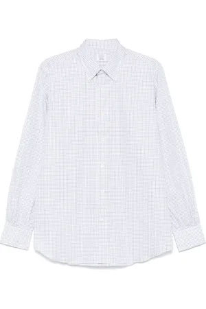 MAZZARELLI Camisa con estampado windowpane