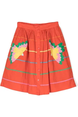 Stella McCartney Falda bordada con botones