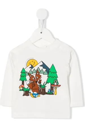 Stella McCartney Top con estampado gráfico