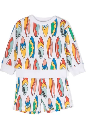 Stella McCartney Conjunto de sudadera y bermudas Aloha