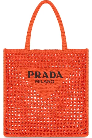 Prada Bolso shopper con logo triangular