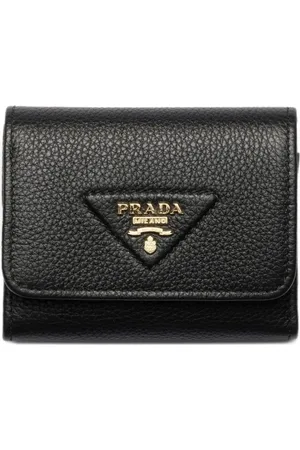 Prada Cartera pequeña con aplique del logo
