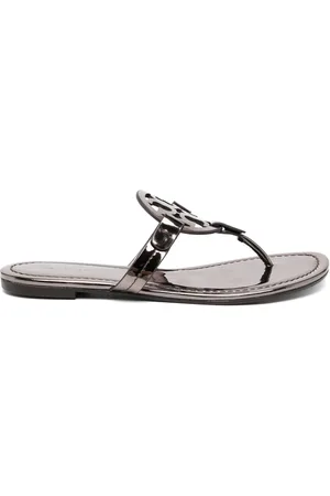 Tory Burch Sandalias Miller metalizadas