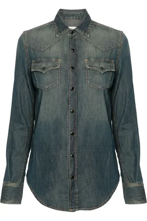 Saint Laurent Camisa vaquera