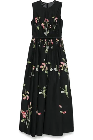 Giambattista Valli Vestido largo con motivo floral