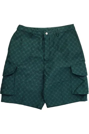Daily paper Bermudas cargo con monograma estampado