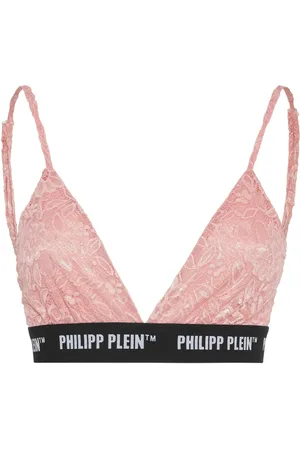 Philipp Plein Sujetador con franja del logo