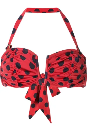 Duskii Top de bikini Cerise tipo bandeau