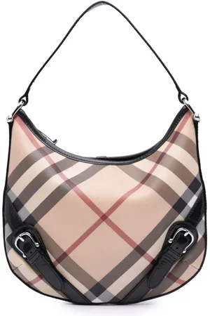 Burberry Bolso hobo Supernova Check de lona revestida 2000-2017