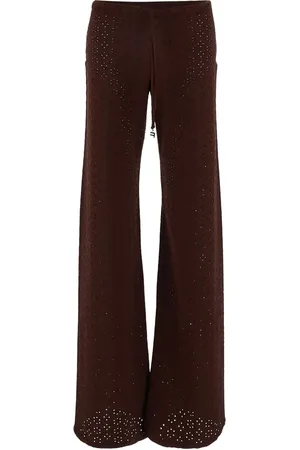 FISICO Pantalones rectos con pinzas