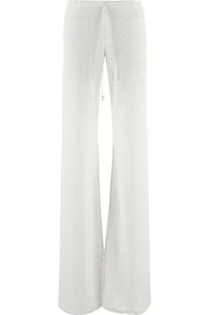 FISICO Pantalones rectos con pinzas