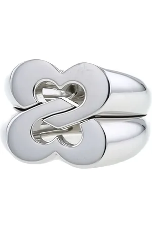 POIRAY Anillo Sceau de Coeurs en oro blanco 2000