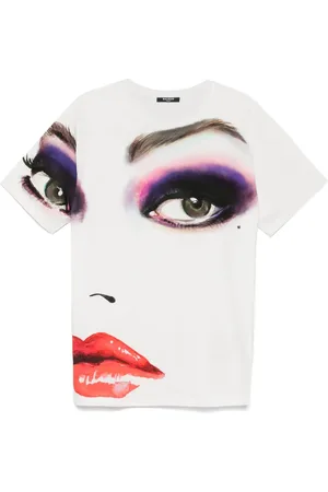 Balmain Camiseta con cara estampada