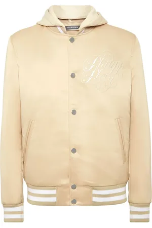 Philipp Plein Chaqueta bómber con logo bordado