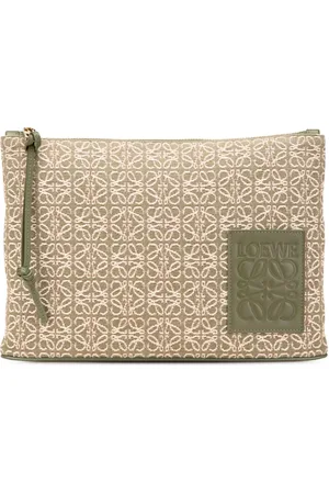 Loewe Bolso de mano Anagram Jacquard Oblong Pouch 2022