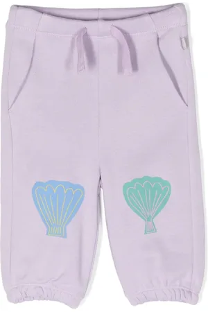 Stella McCartney Pantalones de chándal con conchas estampadas