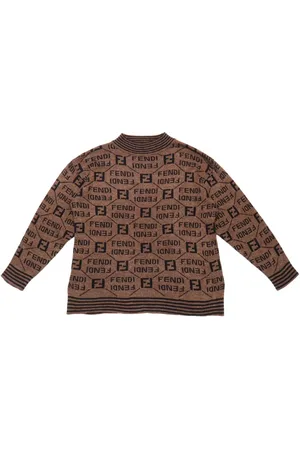 Fendi Jersey de punto con logo 1980-1990