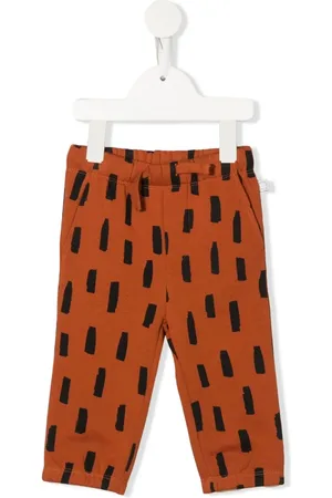 Stella McCartney Pantalones con cordones y estampado moteado