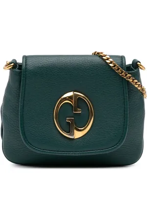 Gucci Bandolera 1973 pequeña de piel con correa de cadena 2016-2024