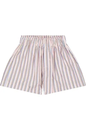 LANEUS Pantalones cortos anchos a rayas
