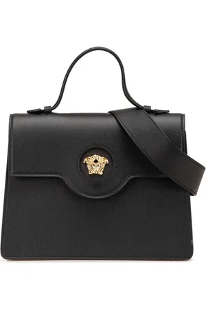 VERSACE Bolso satchel La Medusa Top Handle Flap de piel 2021-2024