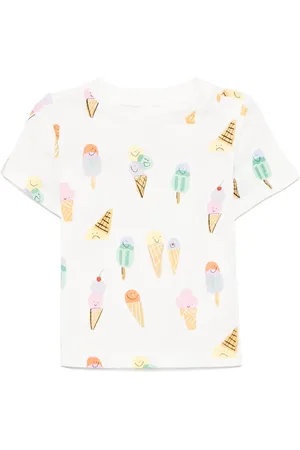 Stella McCartney Camiseta con helado estampado