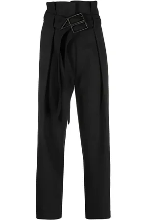 REV Pantalones capri de talle alto