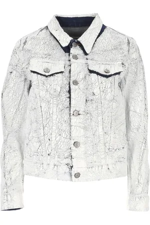 Maison Margiela Chaqueta vaquera con acabado revestido