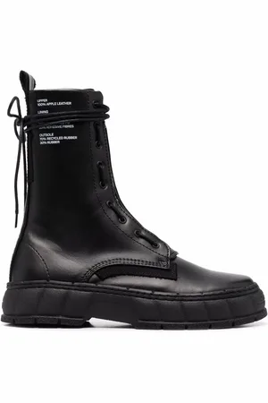 VIRON Botas militares de piel vegana