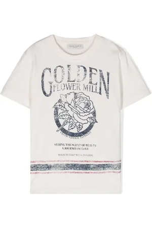 Golden Goose Camiseta Golden Flower Mill