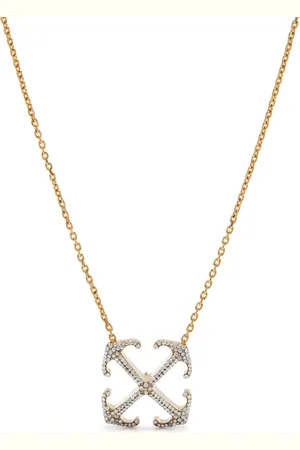 OFF-WHITE Collar con colgante Arrow