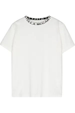 Stella McCartney Camiseta con logo bordado