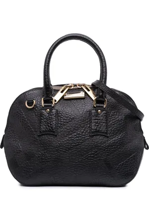 Burberry Bolso satchel Orchard Bowling pequeño de piel de becerro granulada 2000-2024