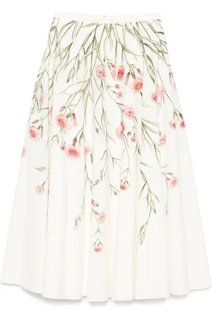 Giambattista Valli Falda larga con motivo floral