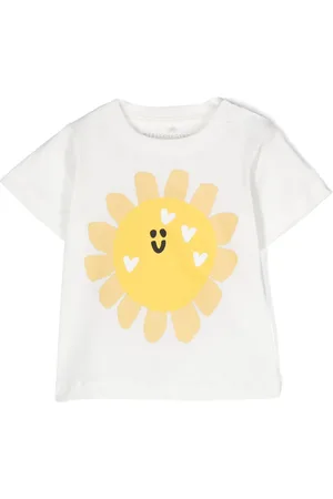 Stella McCartney Camiseta con motivo de sol