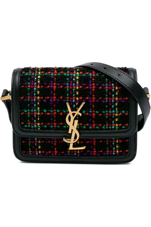 Saint Laurent Bandolera Solferino pequeña de tweed 2021