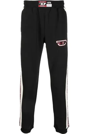 Diesel Pantalones de chándal con parche del logo