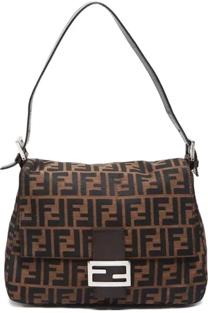 Fendi Bolso de hombro Zucca Mamma Baguette 1990-2010
