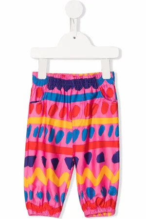 Stella McCartney Pantalones con estampado geométrico