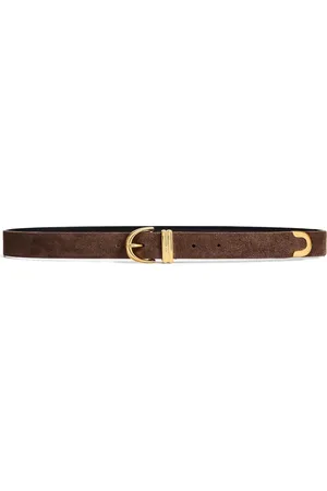 Khaite Cinturón de ante con hebilla