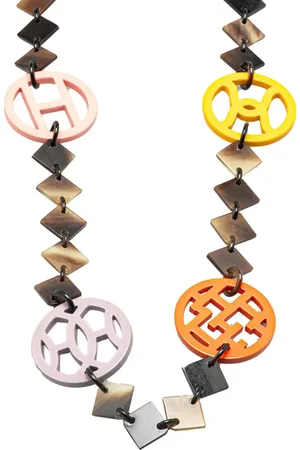 Hermès Collar Lena Necklace con cuerno de búfalo 2000-2015