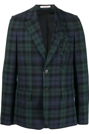 VALENTINO GARAVANI Blazer a cuadros con botones