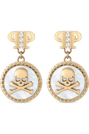 Philipp Plein Pendientes Mini Logo