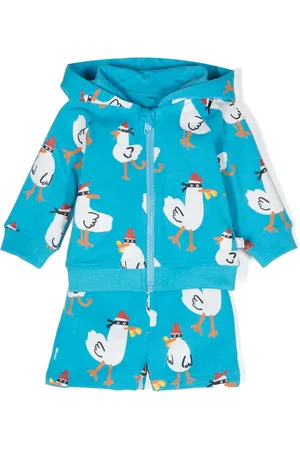Stella McCartney Set de bermudas y sudadera Seagul Bandit
