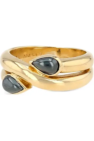 Van cleef Anillo en oro amarillo con hematita 1980