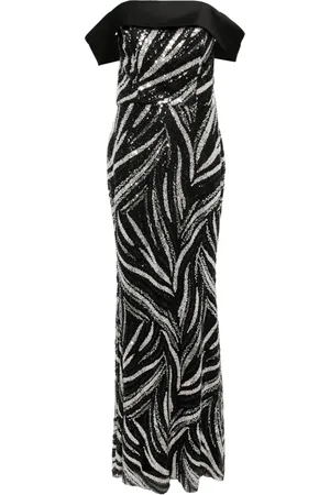 Basix Black Label Vestido con aplique de lentejuelas